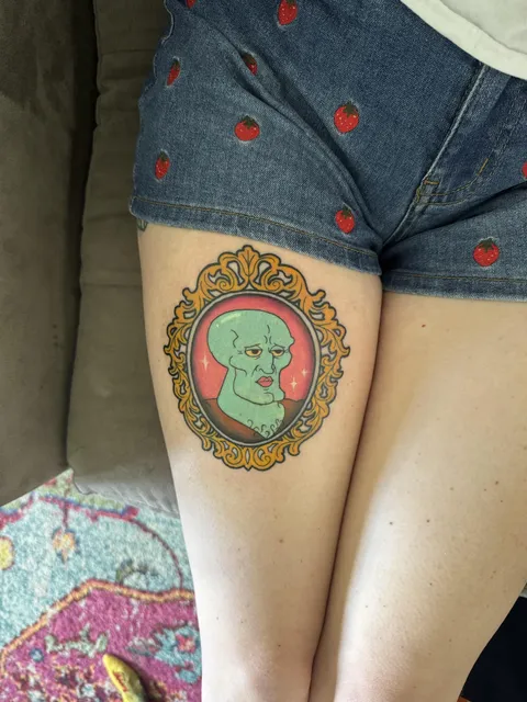 My colorful, fun, millennial piece I got done yesterday