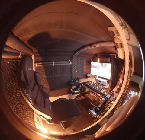 My enclosed Space-sim cockpit