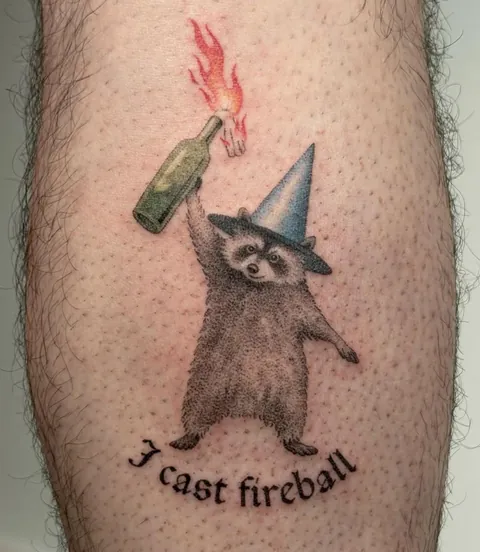 Odni_Poke in St Augustine did an amazing job on this hand poke tattoo for me today