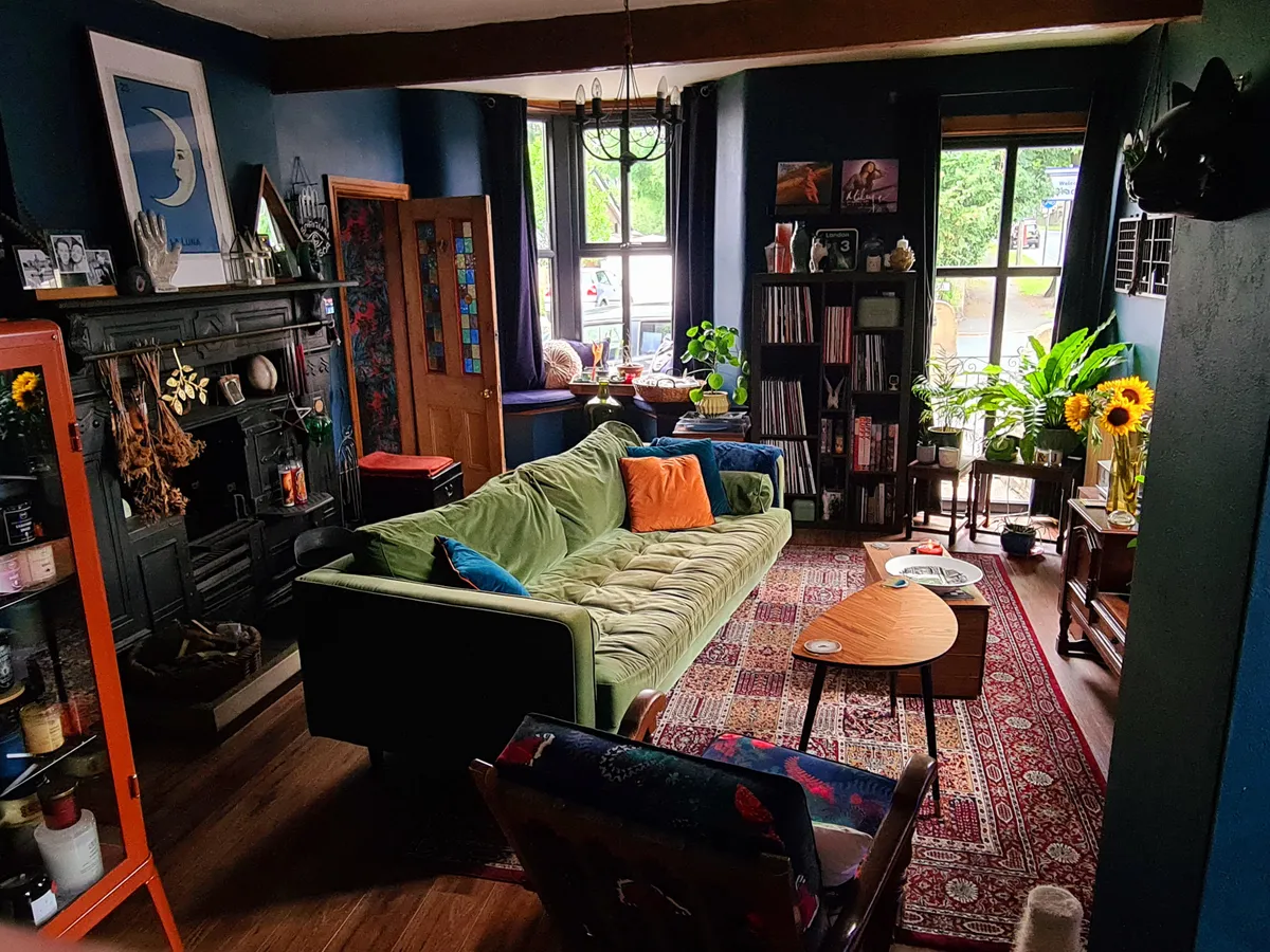 My livingroom in September!