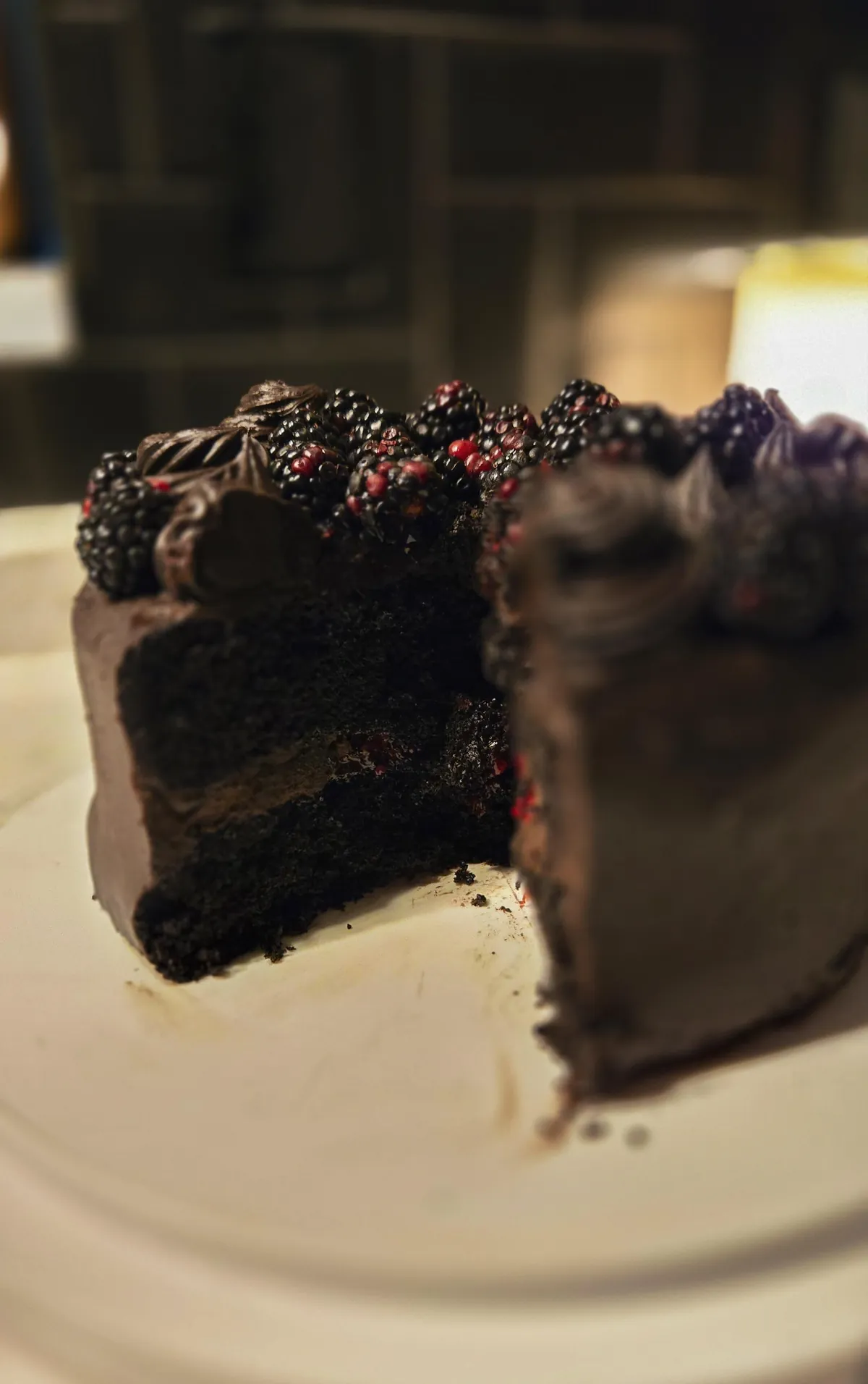 [Homemade] black velvet cake