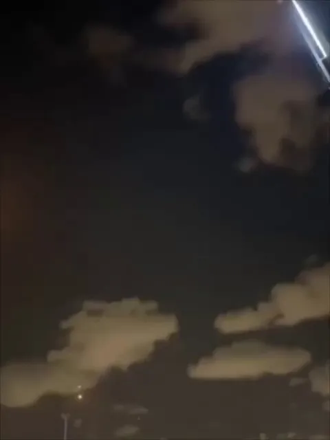 Closeup of a direct Iranian hypersonic missile impact in Haifa