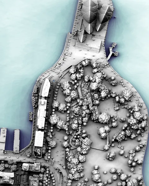 [OC] Fragments from my collection of very detailed shaded maps of cities