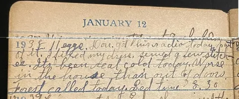 Excerpts from my great-great-grandmother's diary 1937-1941
