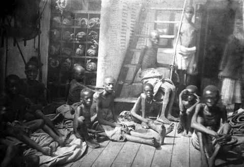 Untold History: In 1868, the British Navy rescued African slaves from Arab slave traders in Zanzibar