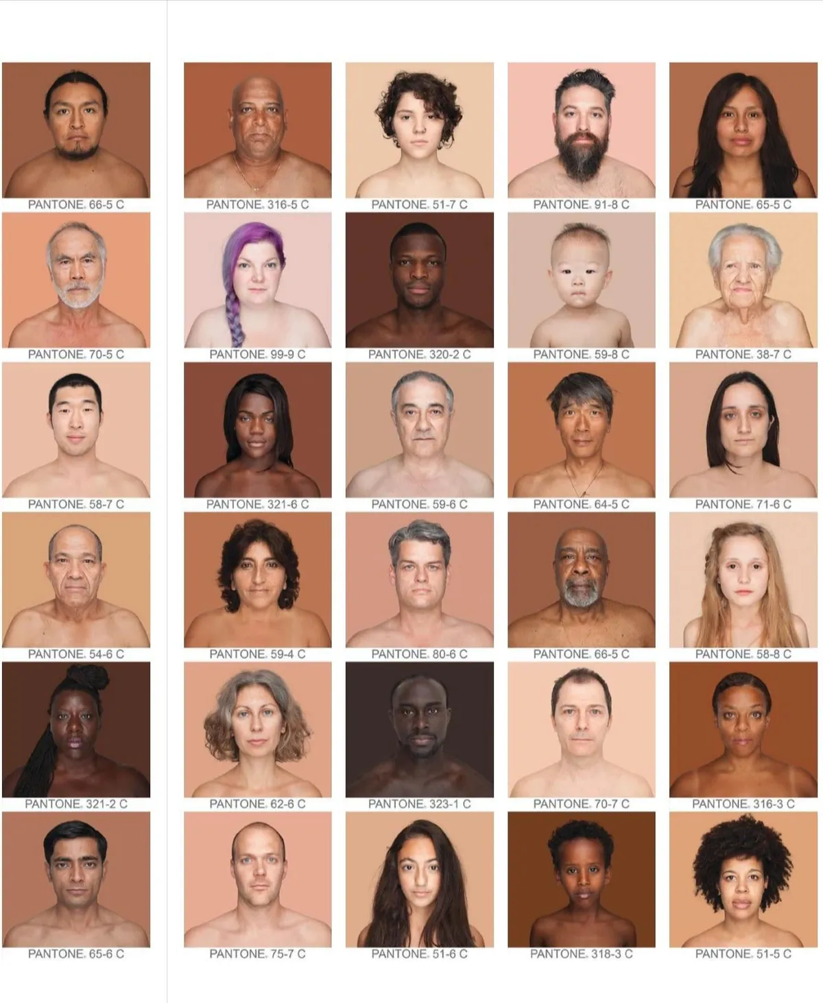 Six-year project mapping thousands of real skin tones to reveal the spectrum of humanity