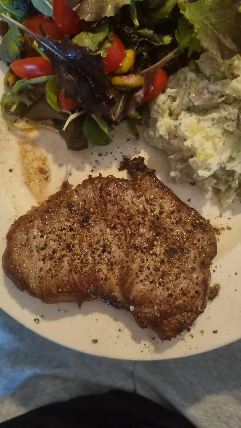 My steak looked like Australia