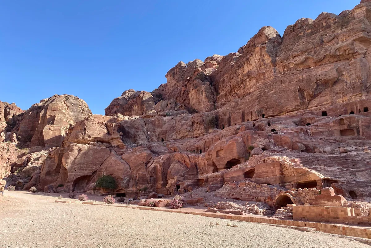 Exploring empty Jordan during a business trip