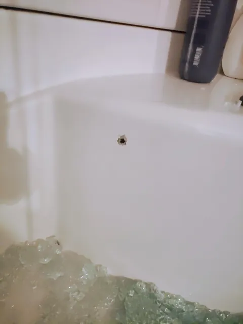 Neighbor just shot my house. I moved in two weeks ago.