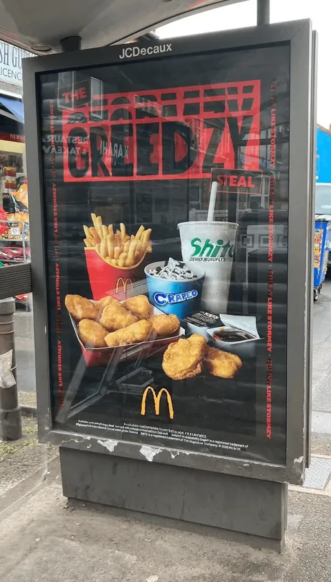 Vandalized McDonald's Ads