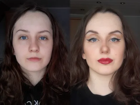 Still working on a Marilyn Monroe look and I think it turned out much better this time