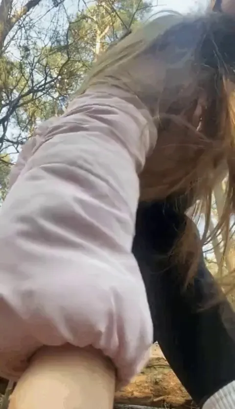 Like to do it outside 😏