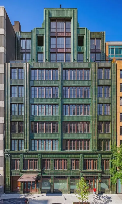 The terra cotta-clad Fitzroy, completed in 2019 in Art Deco revival style | NYC | Roman and Williams