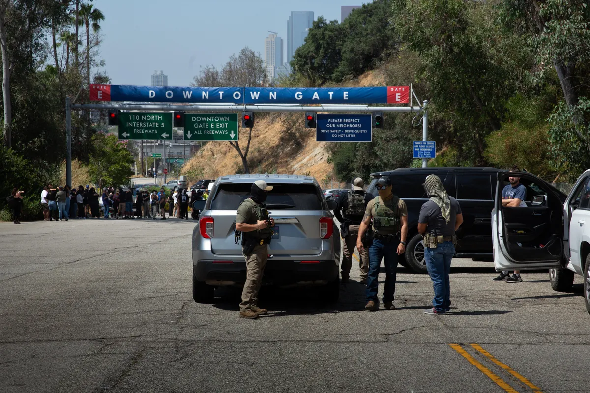 OC: Los Angeles Dodgers say that they blocked federal ICE agents from entering their stadium.