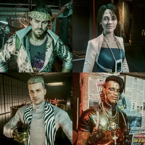 The background NPCs in Cyberpunk 2077 are ridiculously high quality