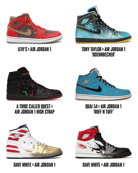 Every Air Jordan 1 collab in history