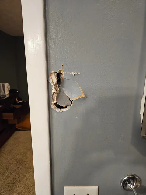 First ever sheetrock work attempt. How did I do? My other half thinks I'm insane and it was way overkill.