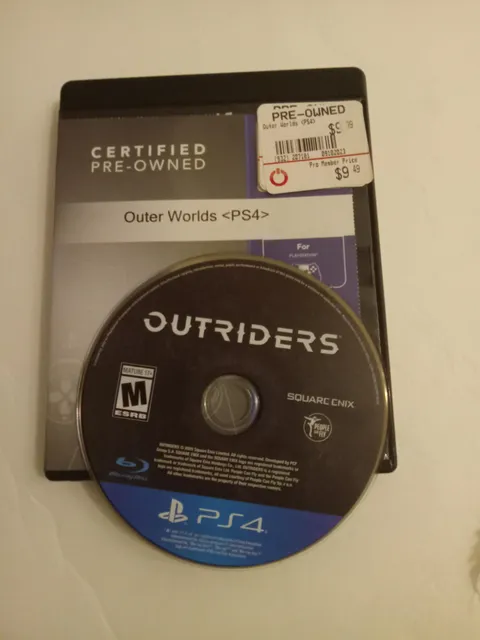 What I Ordered from Gamestop: Outer Wilds. What I Got: Outriders. 