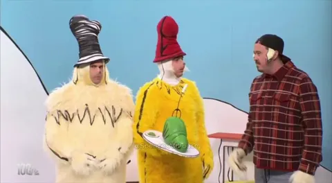 Shane Gillis accidentally drops the F-word live on SNL, then immediately realises what he said.