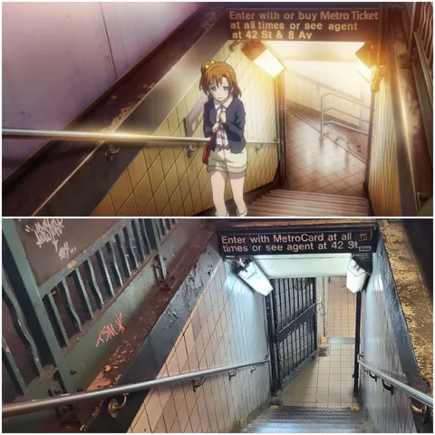 I flew from Japan to New York and went on 3 anime pilgrimages!
