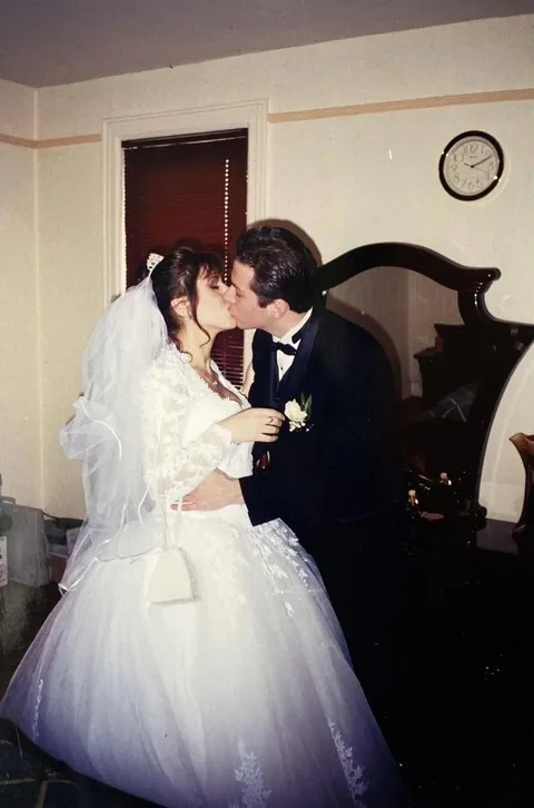 My parents on their wedding day, 1999
