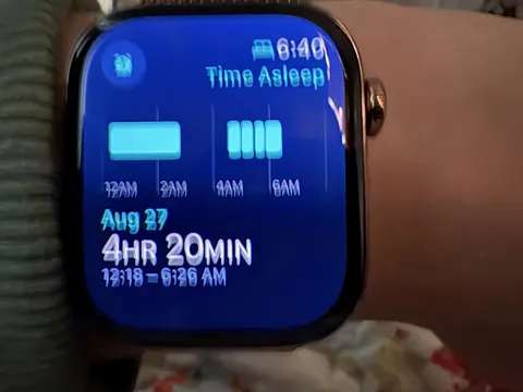 Bought a watch to track my sleep and it woke me up at 3am to tell me to stand up