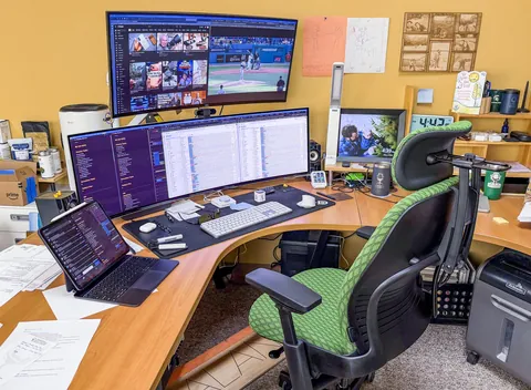 My Cluttered, but Functional Office Productivity Battlestation