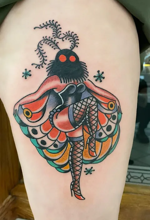 My mothma’am done by Lorena Skunkrocker at Olde Line Tattoo in Hagerstown, MD