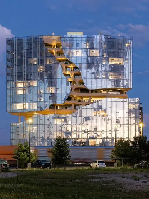 One River North: A Cracked-Open Canyon in the Heart of Denver. By MAD