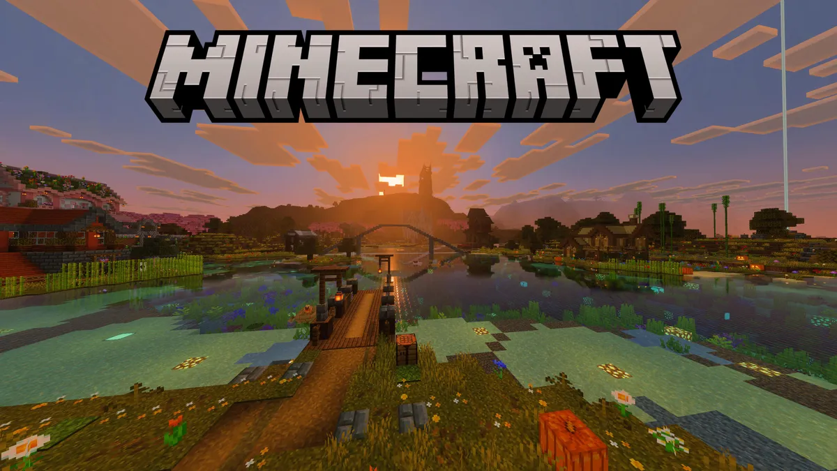 Took a screenshot of my world and it ended up looking like a title screen panoramic.