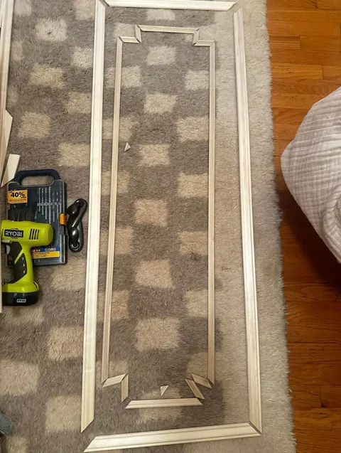 Closet door makeover!