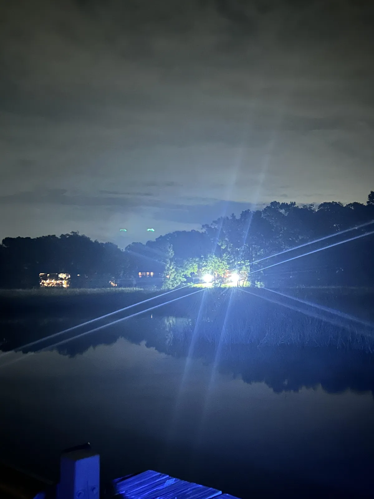 Cant relax on my own pier at night  anymore because neighbor across the bayou got 20,000 lumen LED bullshit lights