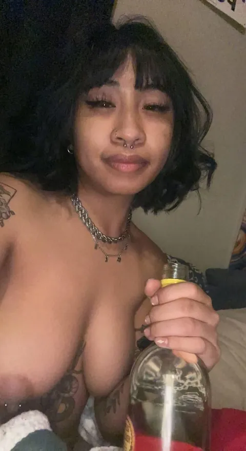 What u say if i asked u to lick my asian boobs…