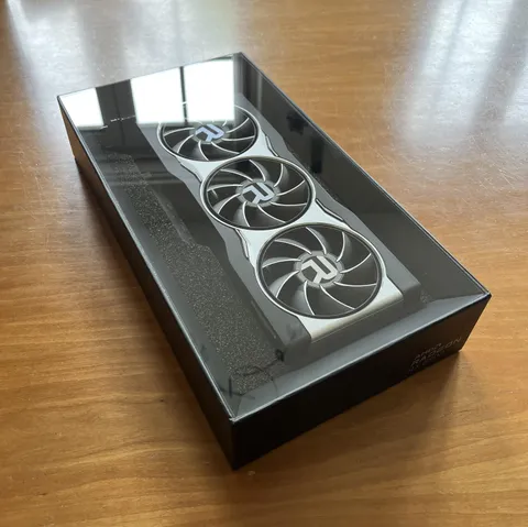 Framed a dead RX 6800 XT in its original box!