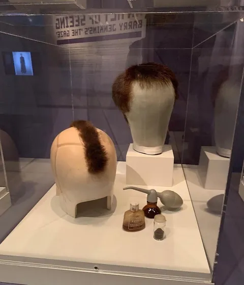 It was a wig! I never knew that.