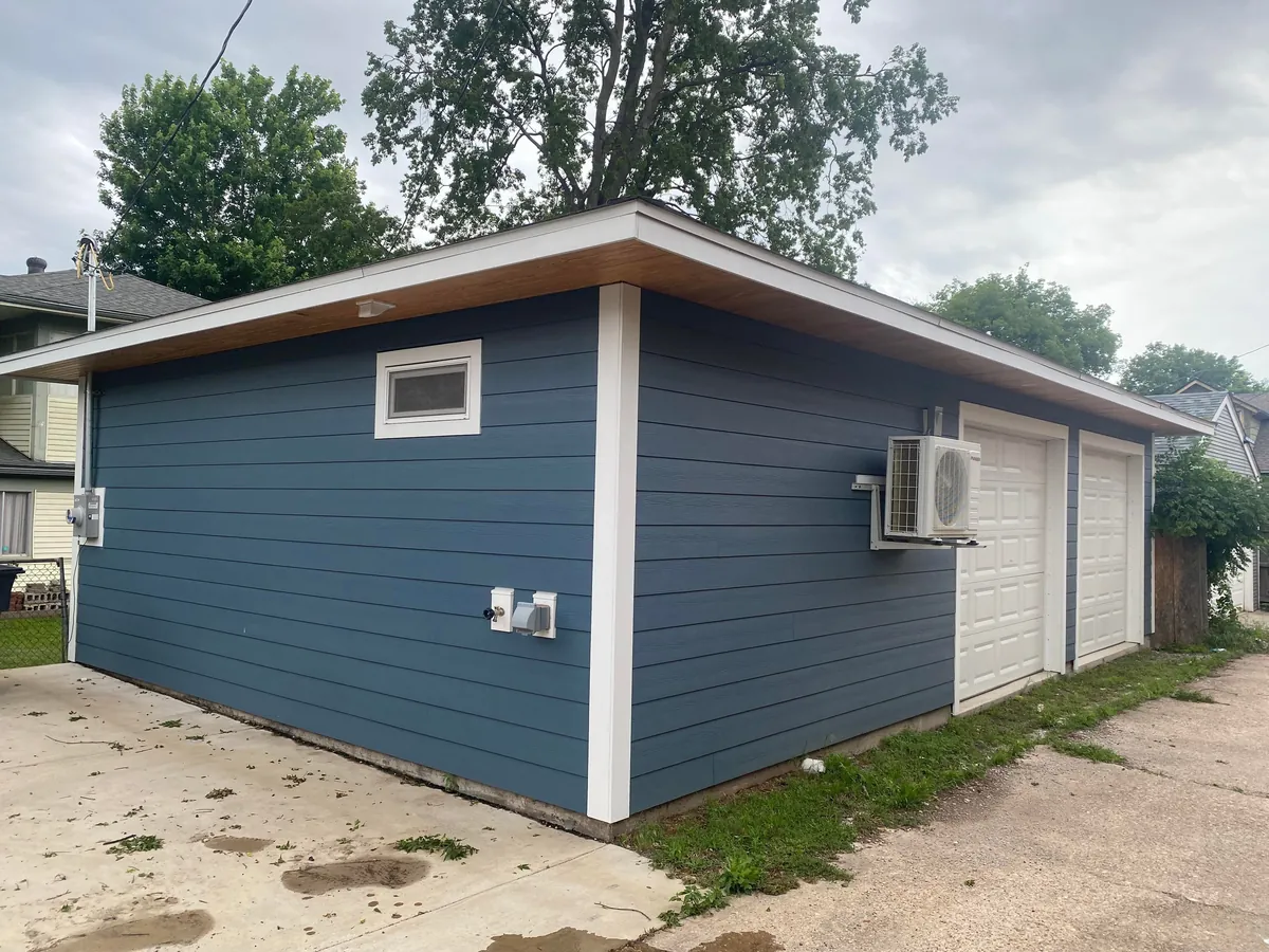 3 year garage/studio apartment build, cost ~$70,000 and one marriage