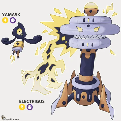 I designed a Yamask of every type!