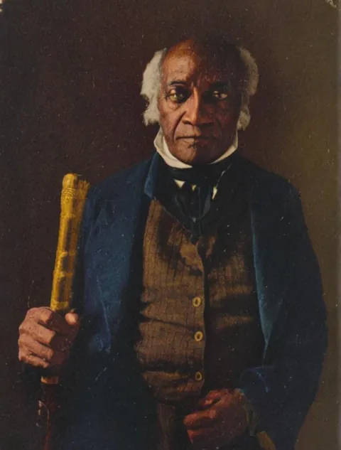 Ceasar, African American Slave born in 1737 and died in 1852 at the age of 115