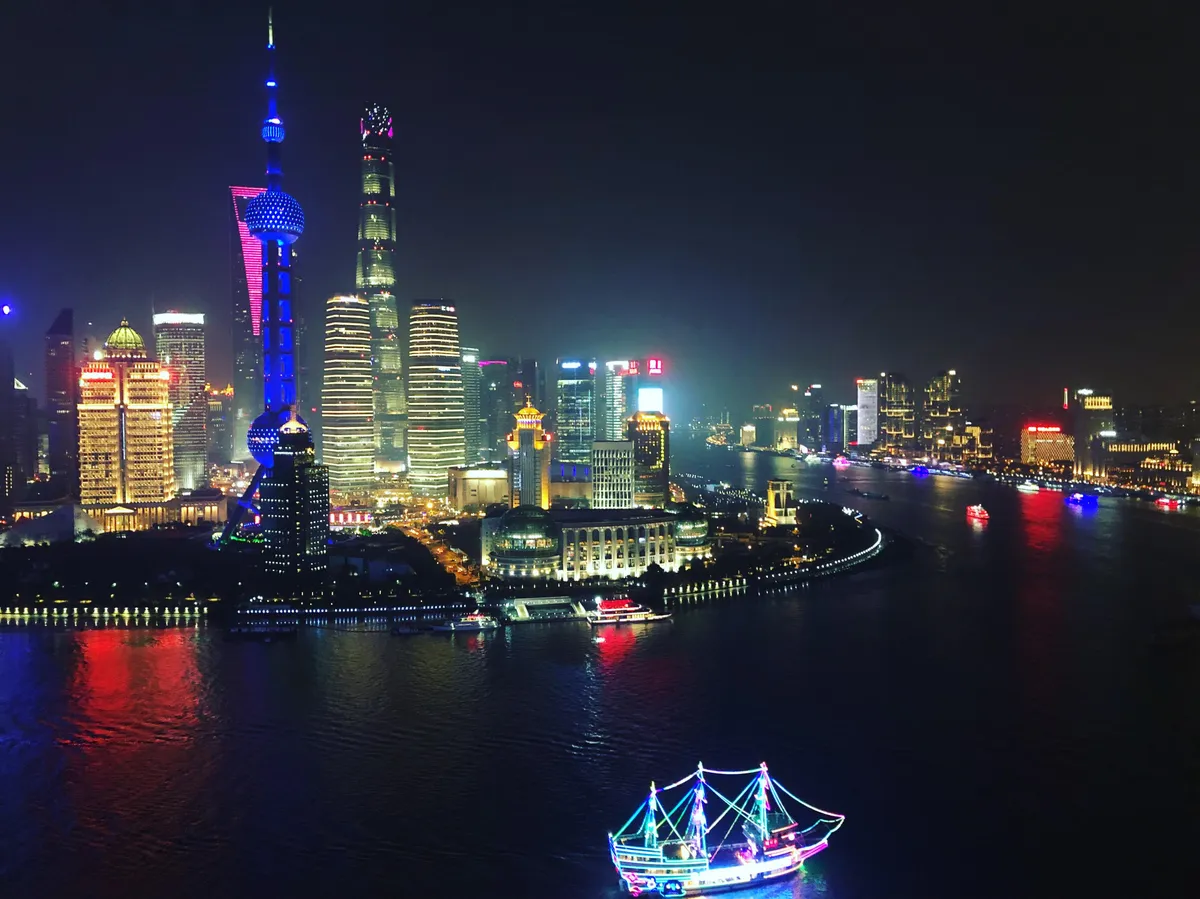 Went to VUE Bar in Shanghai - this was my view