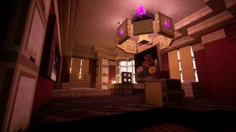 The RED Castle in Pale gardens