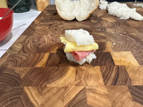 [homemade] sub sandwich