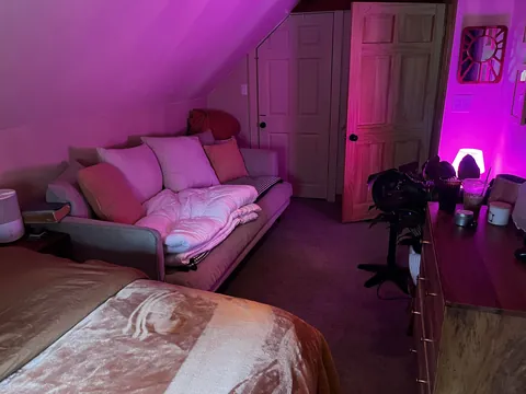 My spare room on a snowy winter morning