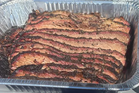 [homemade] 2 Texas Briskets and a Pulled Pork. Zoom in on that fat.