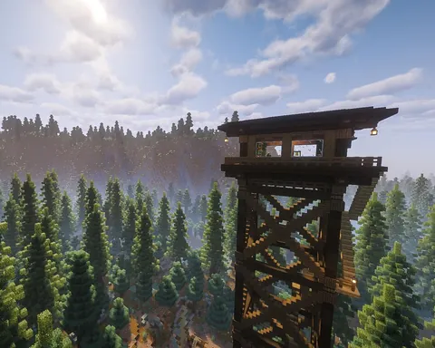 I built a Firewatch tower inspired by the game Firewatch 🌲