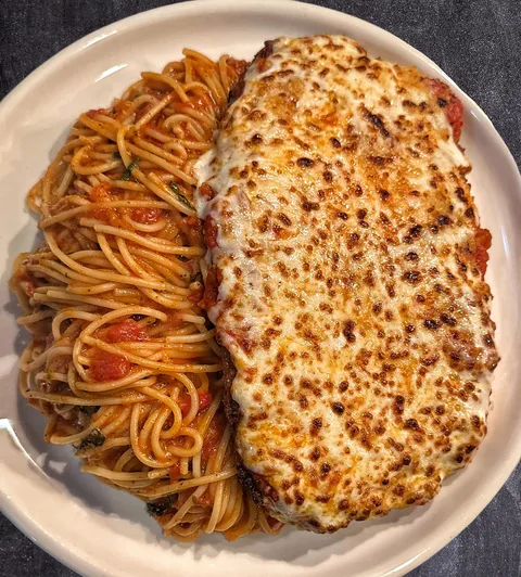 [homemade] Chicken Parmesan!