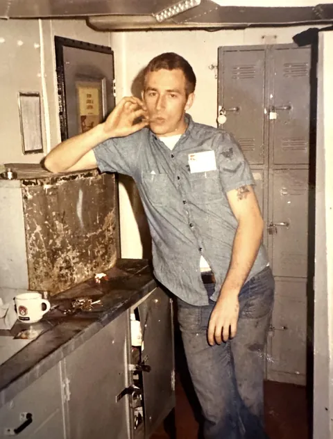 Today we lay my father-in-law to rest. He served in Vietnam on the USS America.