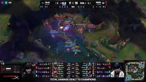 [Worlds 2025: GEN vs HLE] Peanut cancels Zeka's shuffle