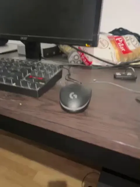 This is how my friend turns on his PC