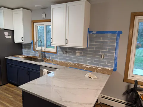Remodeled Kitchen. Never tackled anything this large before but had great help.