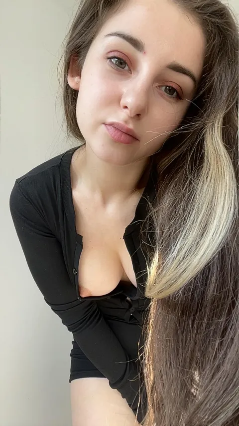 I'm not used to wearing a bra